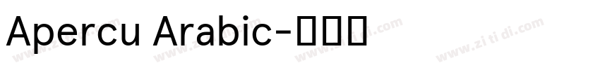 Apercu Arabic字体转换